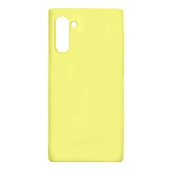 Capa de Silicone Macio para Samsung Galaxy Note 10 Amarelo Capa de Silicone Macio para Samsung Galaxy Note 10 Amarelo